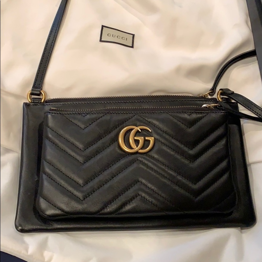 gucci marmont DETACHABLE POUCH nwot authentic